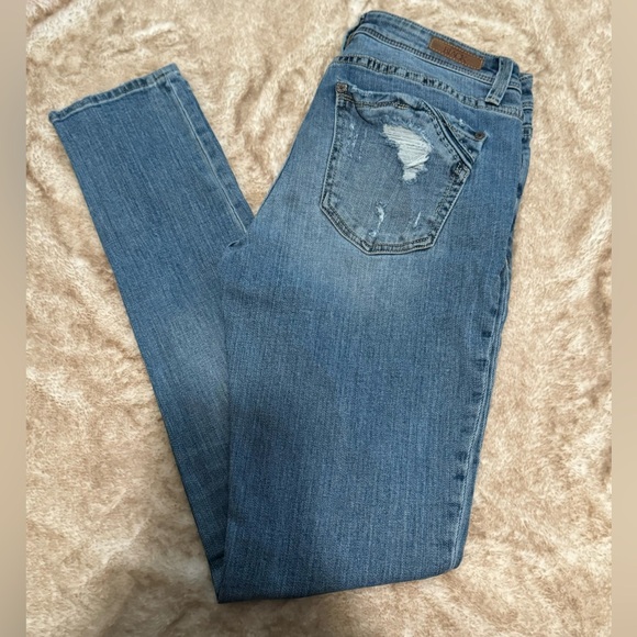 Buckle Black Skinny Jeans size 27 x 32 light wash - Picture 5 of 7